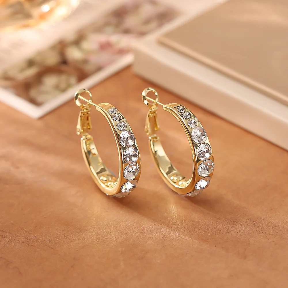 Fashionable and exquisite super sparkling diamond earrings high-end niche light luxury versatile earrings for women
Fashionable and exquisite super sparkling diamond earrings high-end niche light luxury versatile earrings for women