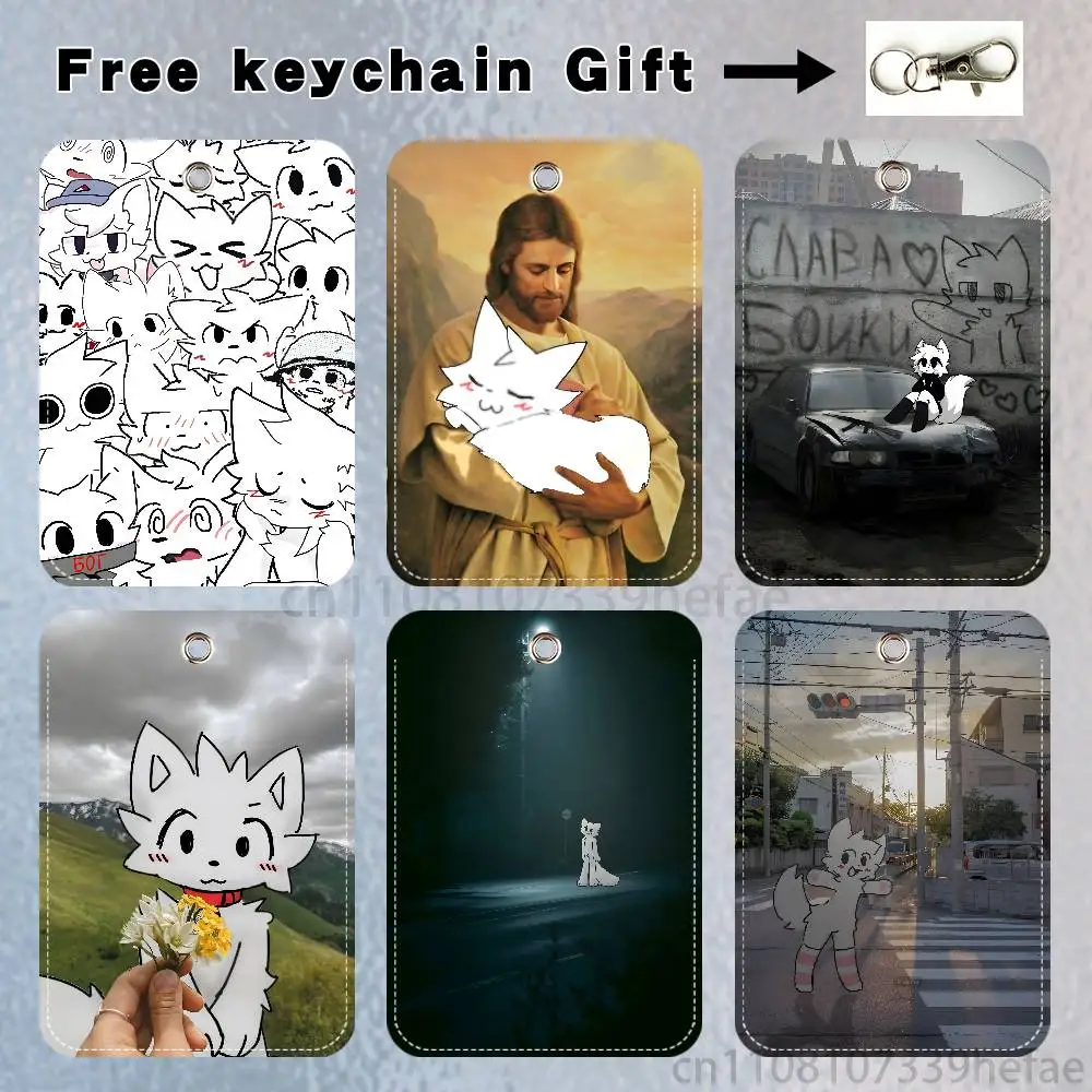 Cute B-Boykisser Pattern 1Pc PU Leather Card Holder Keychain Key Ring Door Lock Access Tags ID Card Case Keychain Card
Cute B-Boykisser Pattern 1Pc PU Leather Card Holder Keychain Key Ring Door Lock Access Tags ID Card Case Keychain Card