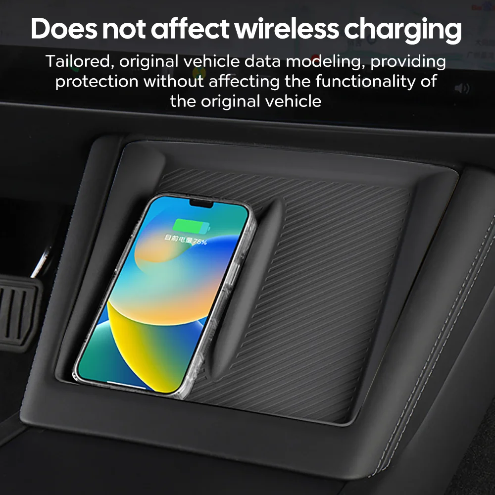 For TESLA Model Y Juniper 2025 Model 3 Wireless Charging Silicone Pad Cover Protector Center Control Bottom Mat Charger Mat
For TESLA Model Y Juniper 2025 Model 3 Wireless Charging Silicone Pad Cover Protector Center Control Bottom Mat Charger Mat
