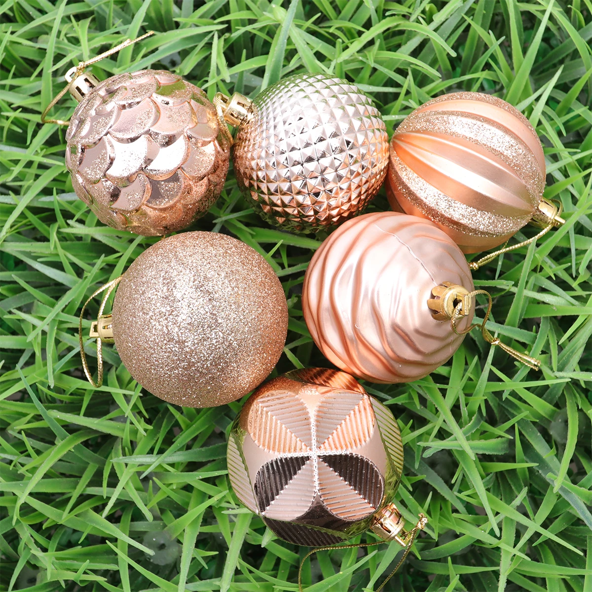 12pcs 6Cm Christmas Balls Hanging Tree Decorations Plastic Ornament For Home Hotel Office Golden Eco-Friendly Festive
12pcs 6Cm Christmas Balls Hanging Tree Decorations Plastic Ornament For Home Hotel Office Golden Eco-Friendly Festive