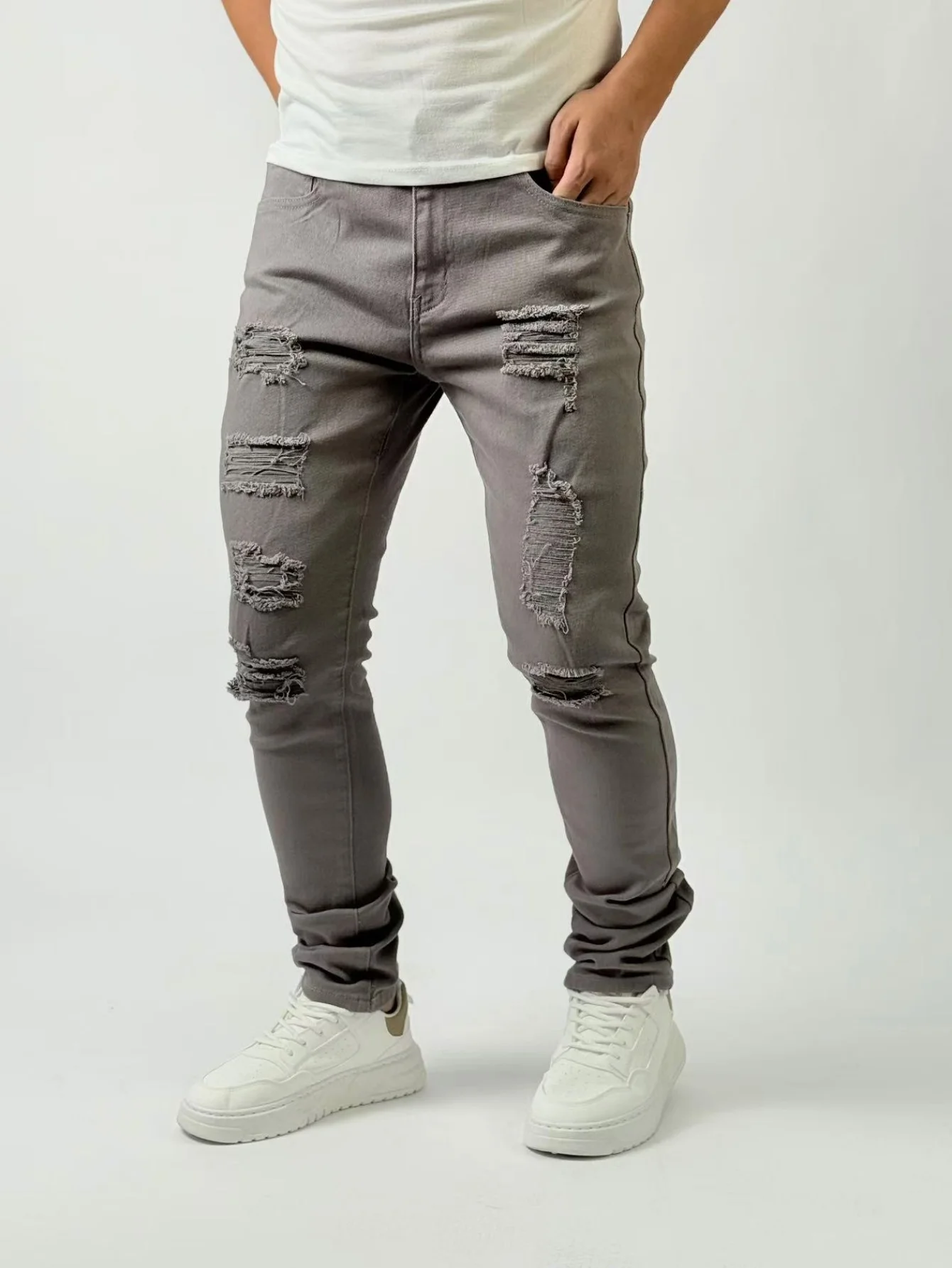 KING JEANS Men's Long Pants HoleEmbossed Style Street Party Trend Classic Versatile Fashion Style
KING JEANS Men's Long Pants HoleEmbossed Style Street Party Trend Classic Versatile Fashion Style