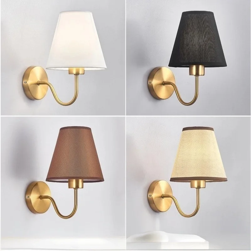 Cross Border Creative Decorative Wall Lamp Nordic Hotel Bedroom Bedside Wall Light Cloth Shade Indoor Aisle LED Lighting Fixture
Cross Border Creative Decorative Wall Lamp Nordic Hotel Bedroom Bedside Wall Light Cloth Shade Indoor Aisle LED Lighting Fixture