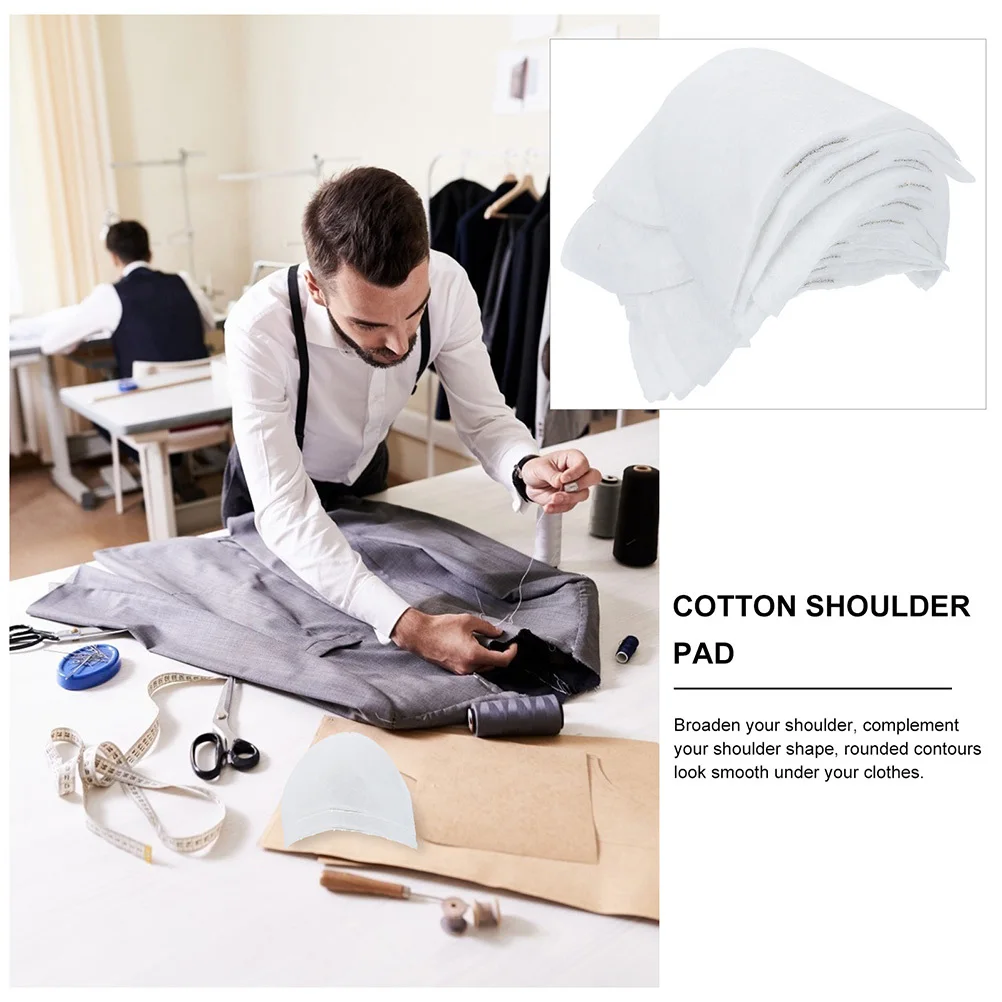 50Pcs Affordable Cotton Shoulder Pads Enhancer Trim Shoulders Smooth Under T-Shirts Dresses Cotton Shoulder Pads 
50Pcs Affordable Cotton Shoulder Pads Enhancer Trim Shoulders Smooth Under T-Shirts Dresses Cotton Shoulder Pads