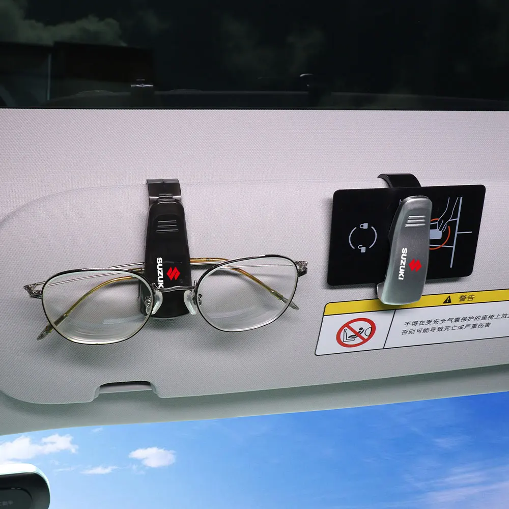 1/2 шт. Зажим-держатель для солнцезащитного козырька автомобиля, для очков, карт и билетов, для Suzuki Vitara Swift Jimny Across Sx4 Scross Ignis Grand G70
1/2 шт. Зажим-держатель для солнцезащитного козырька автомобиля, для очков, карт и билетов, для Suzuki Vitara Swift Jimny Across Sx4 Scross Ignis Grand G70