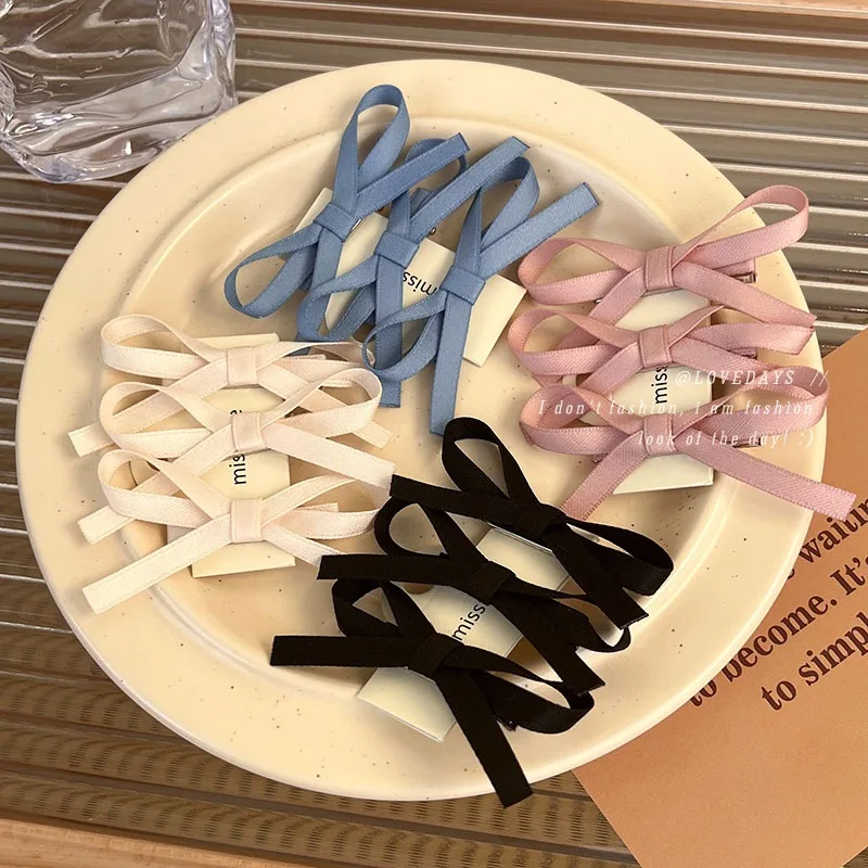 French Lace Style Clip Sweet and Spicy Atmosphere Ribbon Small Bowknot Woven Barrettes Princess Hairstyle Headdress Clip
French Lace Style Clip Sweet and Spicy Atmosphere Ribbon Small Bowknot Woven Barrettes Princess Hairstyle Headdress Clip