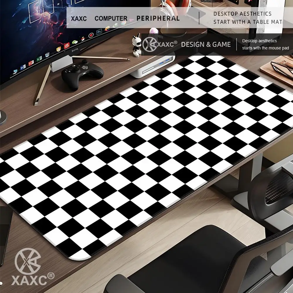 Black And White XAXC Mouse Pad large keyboard mouse desk pad non-slip rubber gaming mouse pad laptop mouse carpet
Black And White XAXC Mouse Pad large keyboard mouse desk pad non-slip rubber gaming mouse pad laptop mouse carpet