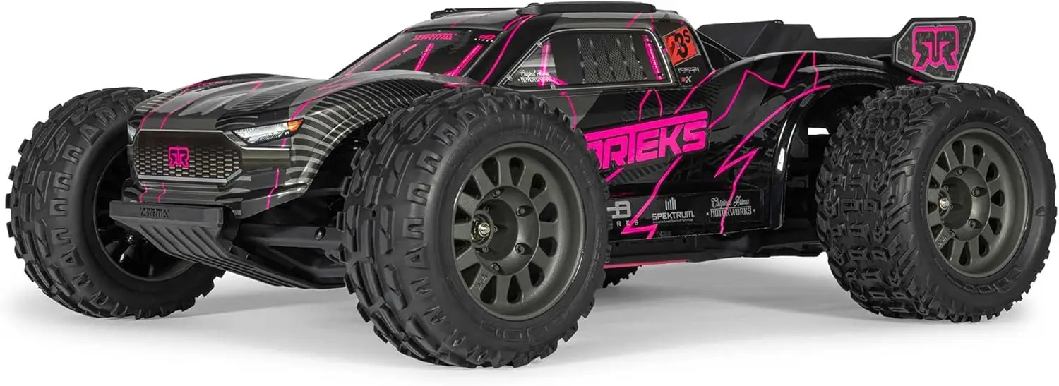 Brushless 2WD RTR Stadium Truck, 1/10 Scale, Pink (LiPo Battery and Charger Not Included) - Remote Control Car
Brushless 2WD RTR Stadium Truck, 1/10 Scale, Pink (LiPo Battery and Charger Not Included) - Remote Control Car