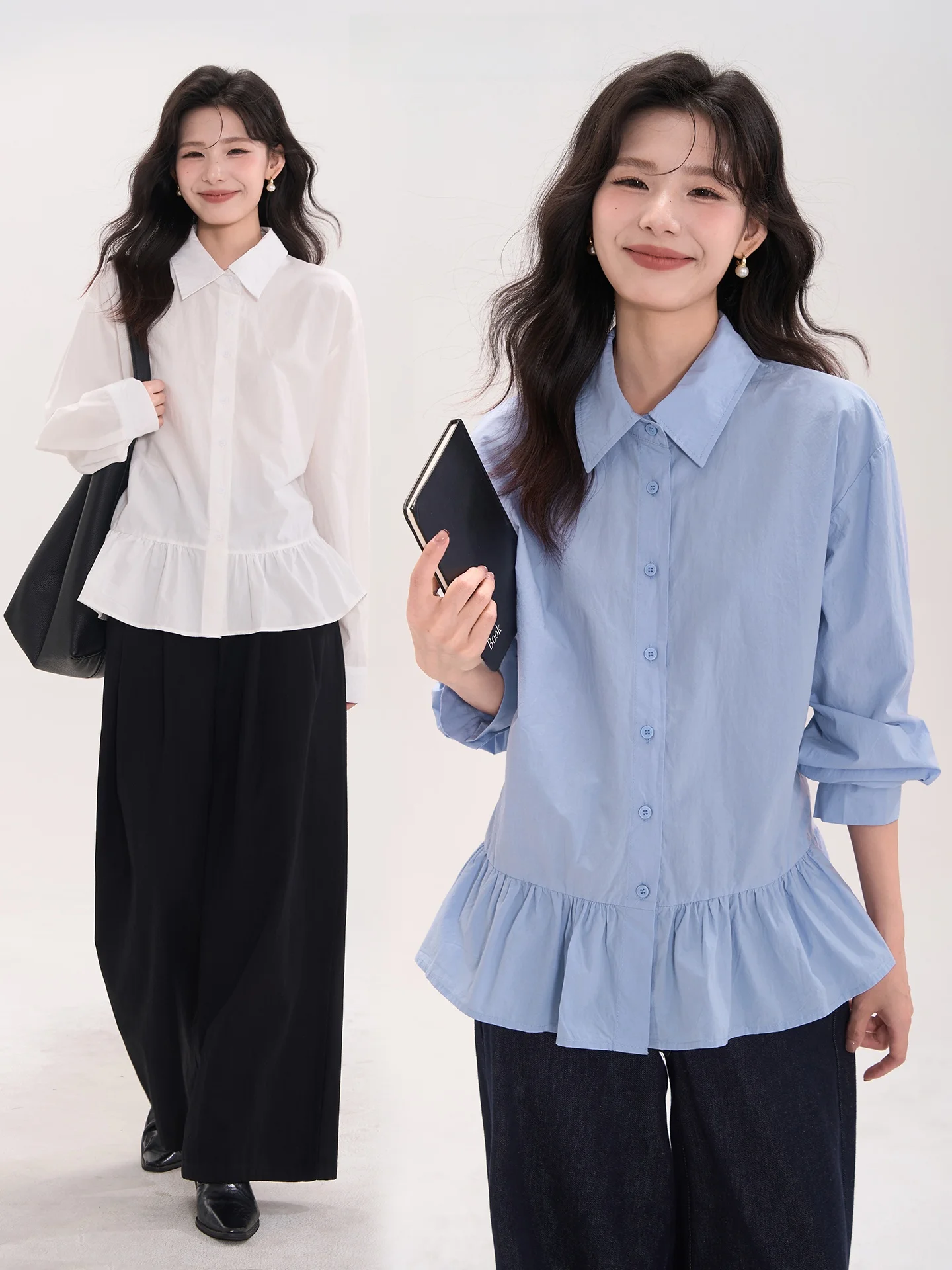 Daily Commute Sle Women's irt Hem Skirt Flip Collar Korean Aesthetic Long Sve Pure Cotton Busin Casual Top
Daily Commute Sle Women's irt Hem Skirt Flip Collar Korean Aesthetic Long Sve Pure Cotton Busin Casual Top