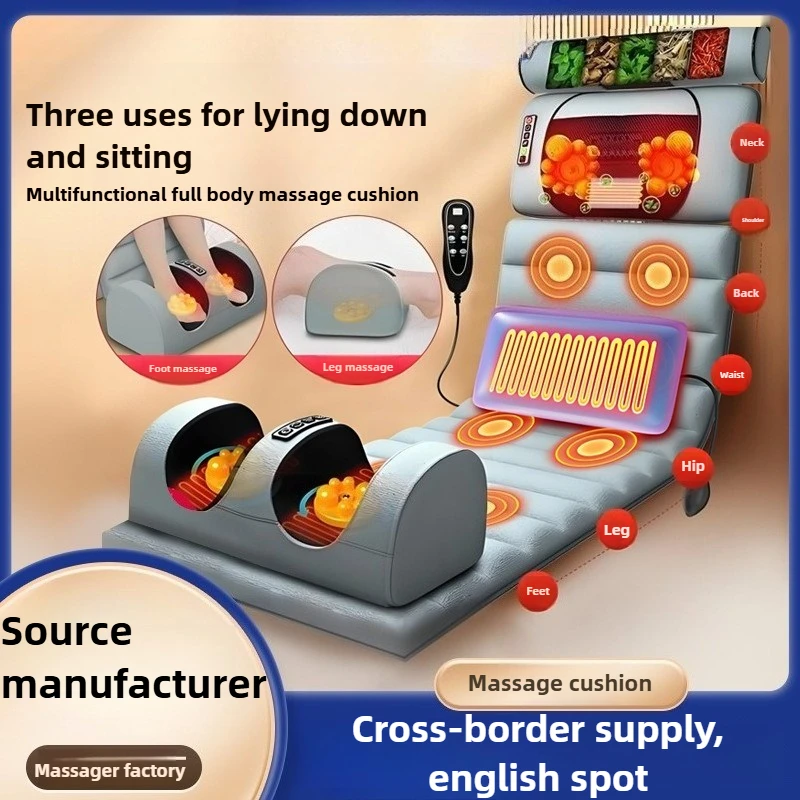 Cross-border Multi-functional Hot Compress Massage Mattress Shoulder Cervical Spine Back Leg Massage Cushion Home Massager
Cross-border Multi-functional Hot Compress Massage Mattress Shoulder Cervical Spine Back Leg Massage Cushion Home Massager
