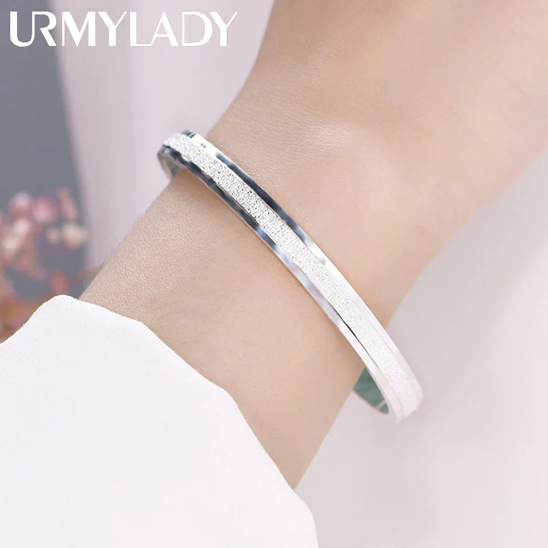 925 sterling silver charm Frosted Star River bracelets Bangles for women jewelry fashion party wedding Accessories Adjustable
925 sterling silver charm Frosted Star River bracelets Bangles for women jewelry fashion party wedding Accessories Adjustable