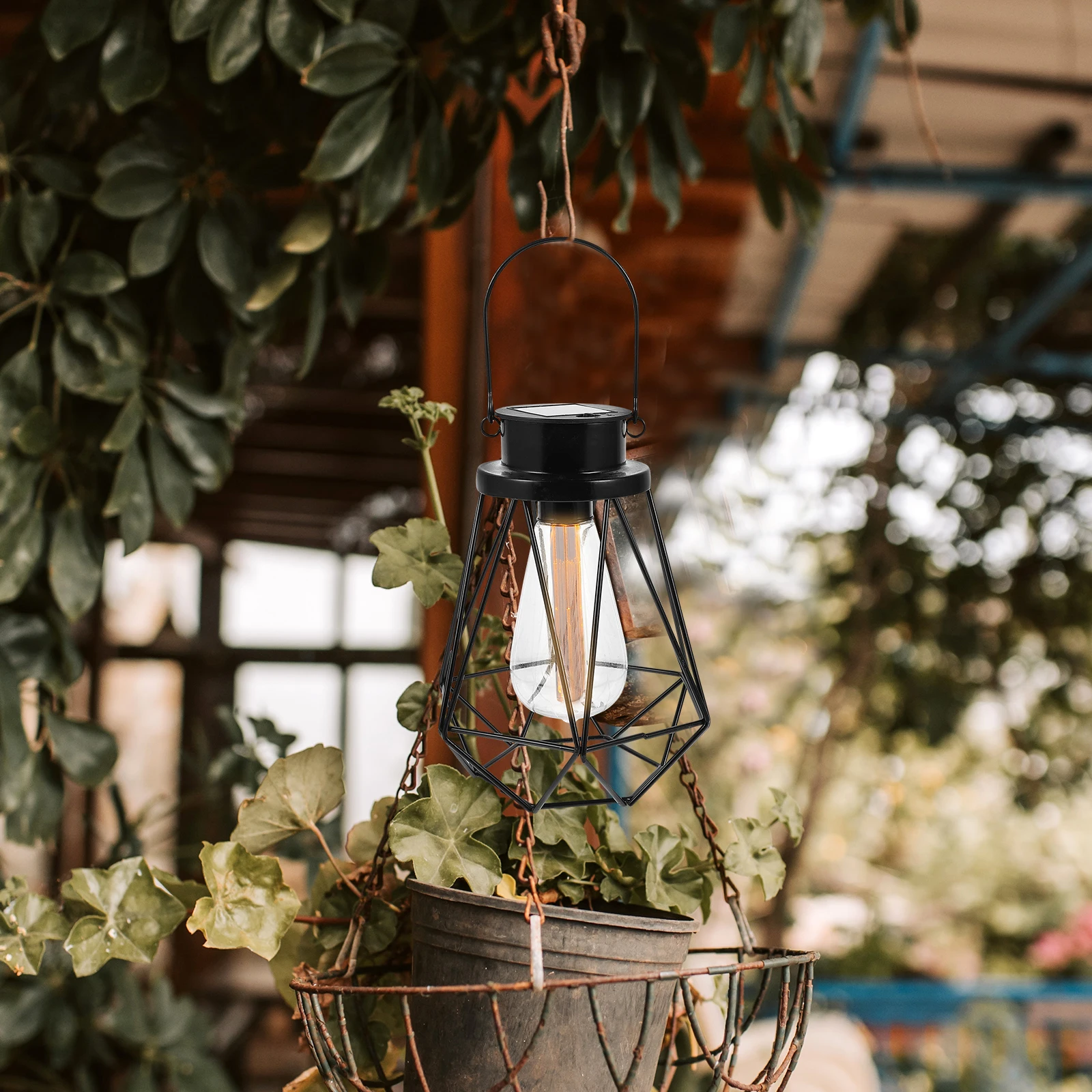 Solar Wind Lamp Outdoor Solar Light Hanging Metal Black Garden Gift Compact Durable Decorative Landscape Scene
Solar Wind Lamp Outdoor Solar Light Hanging Metal Black Garden Gift Compact Durable Decorative Landscape Scene