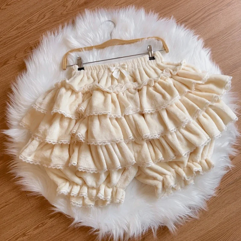 Lace Bow Knickers Japanese Harajuku Y2k Plush Warm Bloomers Women Sweet Solid Color Cotton Kawaii Cute Lolita Safety Short Pants
Lace Bow Knickers Japanese Harajuku Y2k Plush Warm Bloomers Women Sweet Solid Color Cotton Kawaii Cute Lolita Safety Short Pants