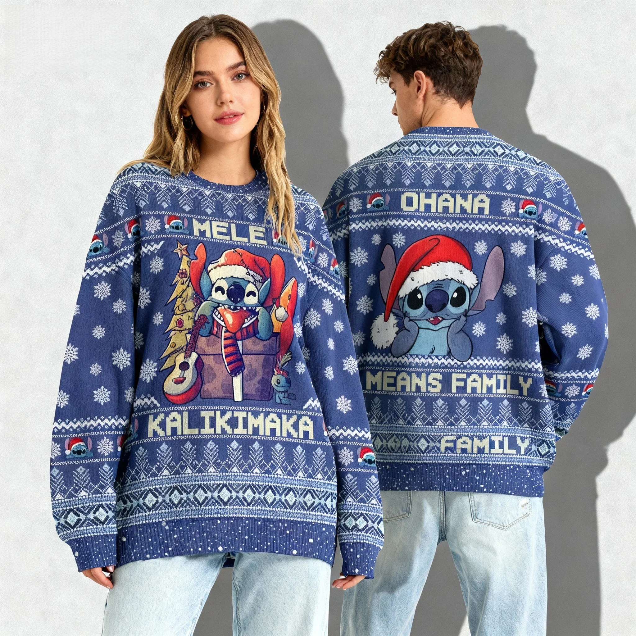 Осень/Зима Disney Рождественская серия Русалка История игрушек Sweet Cool Негабаритная женская уличная толстовка с круглым вырезом для взрослых и детей
Осень/Зима Disney Рождественская серия Русалка История игрушек Sweet Cool Негабаритная женская уличная толстовка с круглым вырезом для взрослых и детей