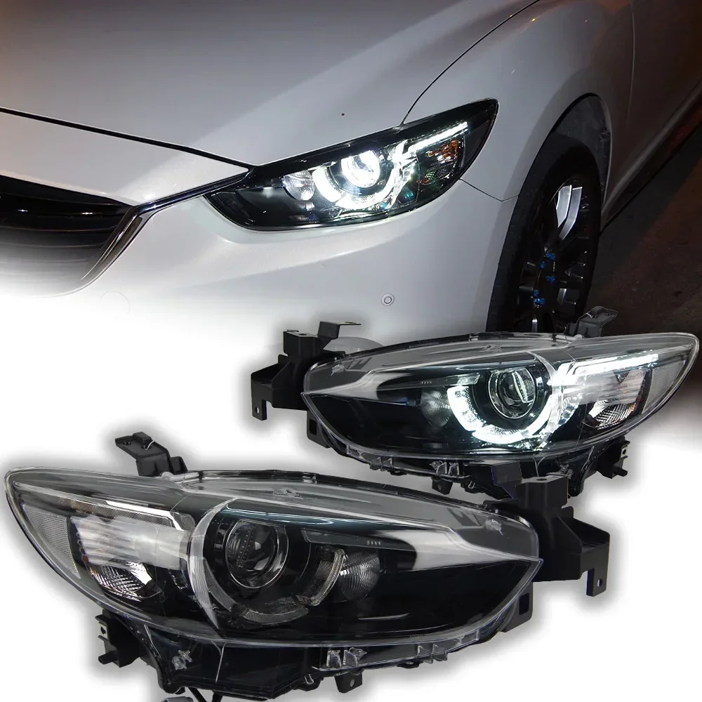 STLFCar фары для Mazda 6 Atenza, линза проектора фар 2013-2016, сигнальная фара Mazda6, светодиодные фары Drl, автомобильные аксессуары
STLFCar фары для Mazda 6 Atenza, линза проектора фар 2013-2016, сигнальная фара Mazda6, светодиодные фары Drl, автомобильные аксессуары