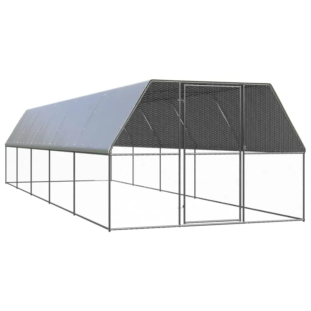 Galvanized Steel Chicken Coop 9.8x32.8x6.6ft UV Resistant Duck Hen Run Outdoor Cage House, Customized
Galvanized Steel Chicken Coop 9.8x32.8x6.6ft UV Resistant Duck Hen Run Outdoor Cage House, Customized