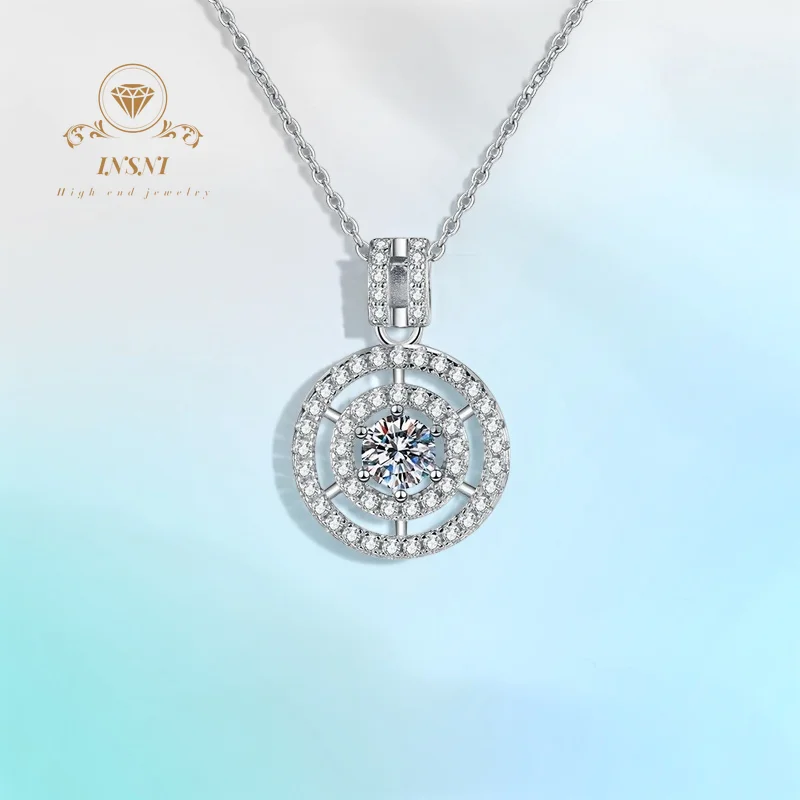 1ct D Color Moissanite S925 Silver Clavicle Chain Pendant GBA Certified Luxury Sophisticated Women's Jewelry Trendy Accessories
1ct D Color Moissanite S925 Silver Clavicle Chain Pendant GBA Certified Luxury Sophisticated Women's Jewelry Trendy Accessories