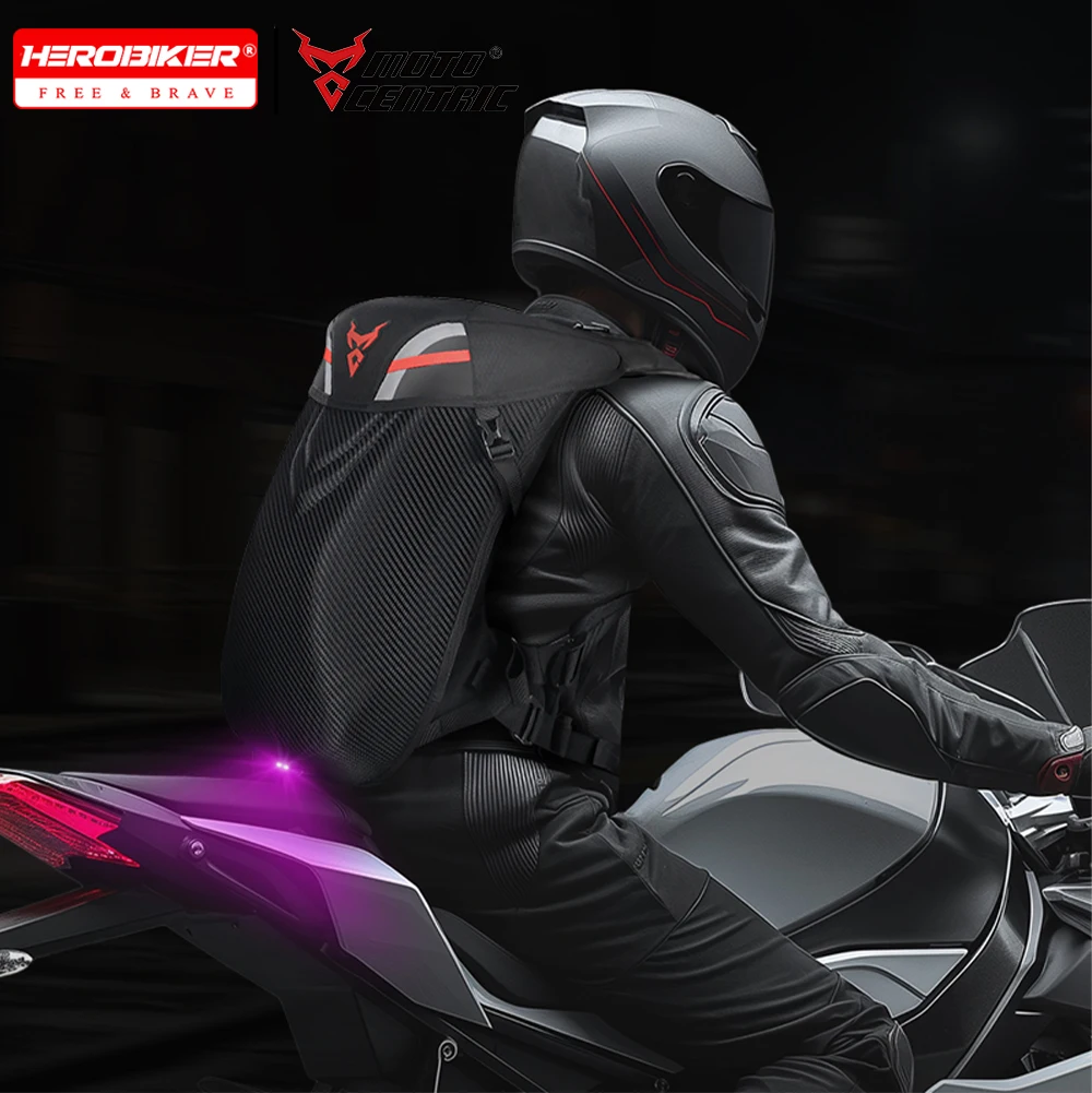 Motocentric Motorcycle Strobe Light Backpack Cycling Backpack Outdoor Sports Waterproof Flash Casual Backpacks For Men And Women
Motocentric Motorcycle Strobe Light Backpack Cycling Backpack Outdoor Sports Waterproof Flash Casual Backpacks For Men And Women