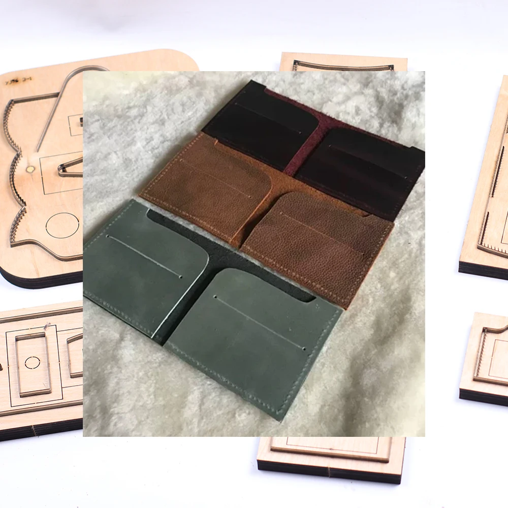 Knife mold for DIY leather simple wallet cardholder cutting dies 11x10cm 3pcs
Knife mold for DIY leather simple wallet cardholder cutting dies 11x10cm 3pcs
