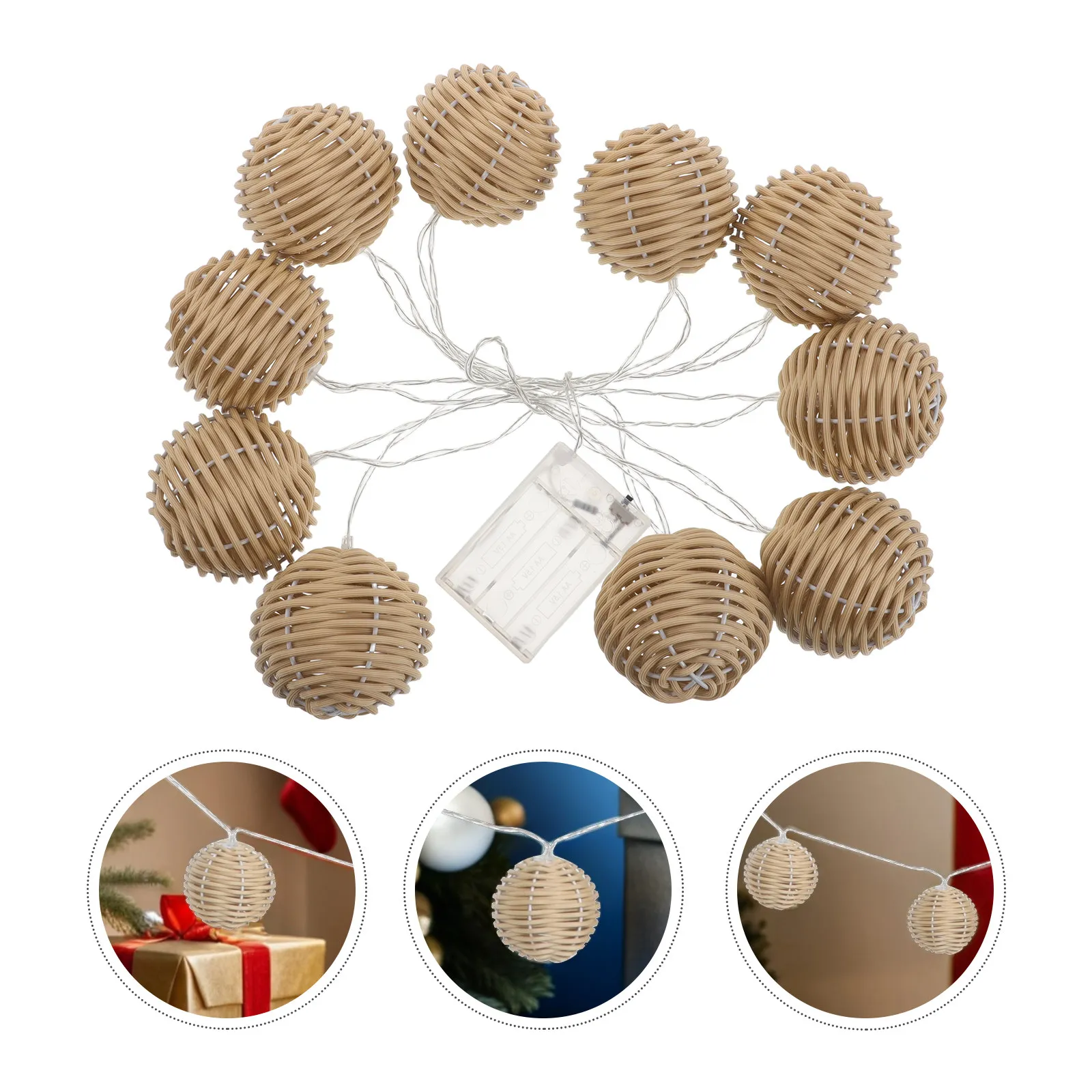 10 LED Simulation Rattan String Lights Battery Operated Decorative Outdoor Patio Lights Garden Hanging Lanterns Courtyard Light
10 LED Simulation Rattan String Lights Battery Operated Decorative Outdoor Patio Lights Garden Hanging Lanterns Courtyard Light