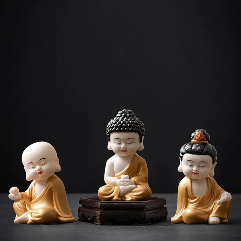Chinese Ceramic Sakyamuni, Ksitigarbha and Arya Avalokiteshvara Buddha Ornament Creative Home Small Fire Color Taolai Crafts
Chinese Ceramic Sakyamuni, Ksitigarbha and Arya Avalokiteshvara Buddha Ornament Creative Home Small Fire Color Taolai Crafts