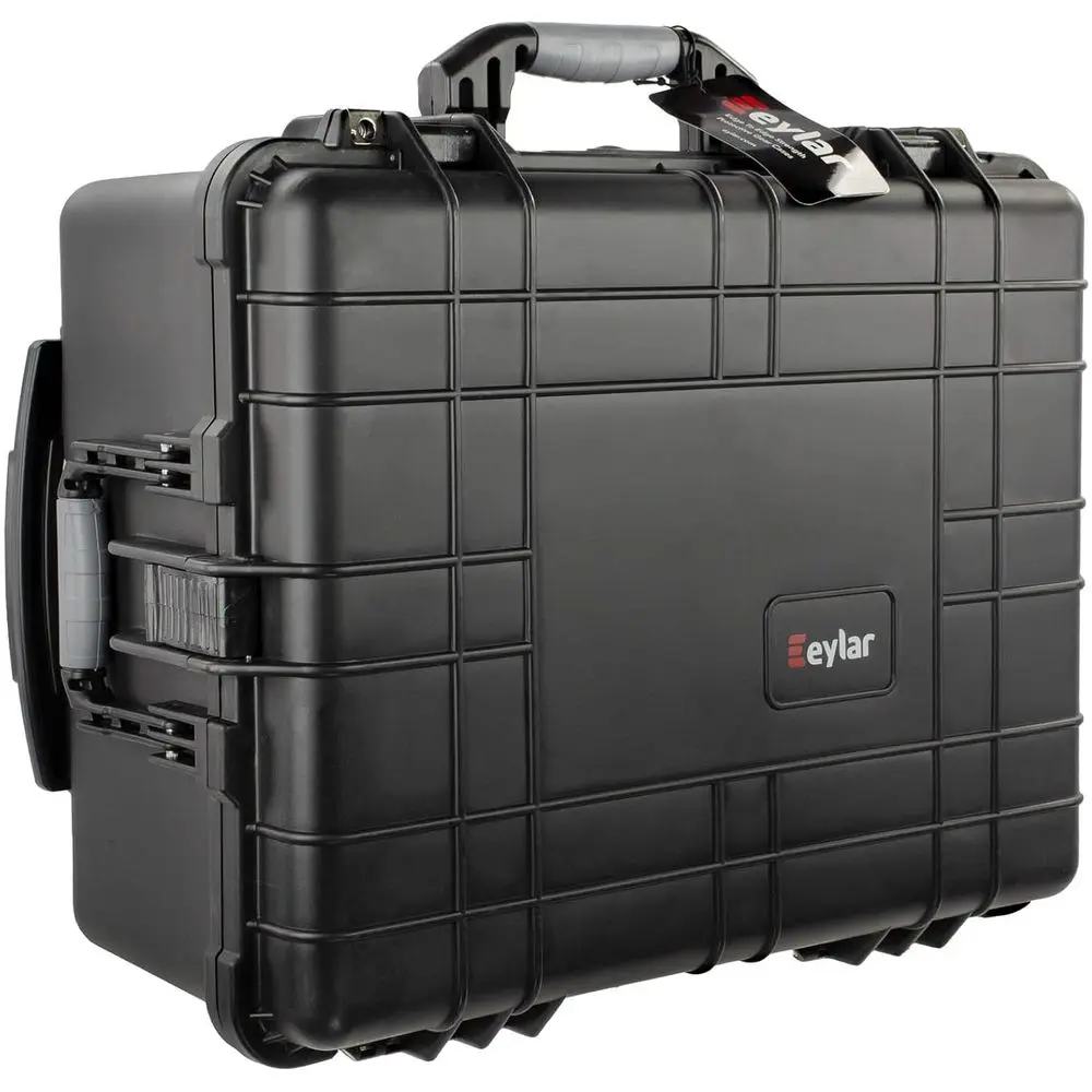 22.06 Inch Wheeled Hard Protective Case IP67 Waterproof Shockproof Custom Foam For Camera Drone Tool AV Equipment Black
22.06 Inch Wheeled Hard Protective Case IP67 Waterproof Shockproof Custom Foam For Camera Drone Tool AV Equipment Black
