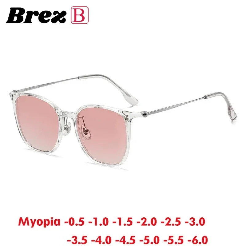 Женские ультралегкие солнцезащитные очки Ollymurs для коррекции близорукости, UV400, модные очки с большой оправой, оптические очки на заказ от -0,50 до -10,0
Женские ультралегкие солнцезащитные очки Ollymurs для коррекции близорукости, UV400, модные очки с большой оправой, оптические очки на заказ от -0,50 до -10,0