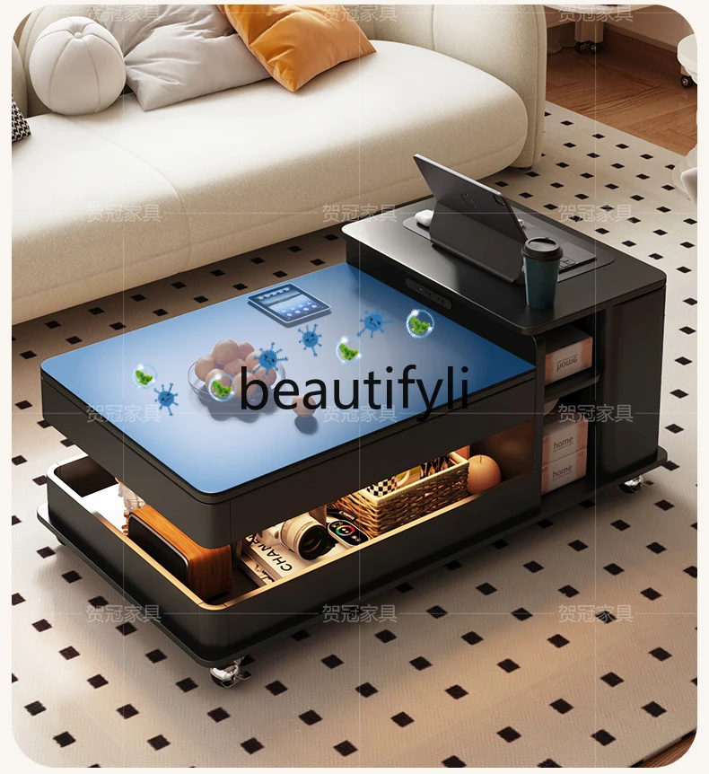 French Style Multi-Functional Dual-Purpose Lifting Folding Living Room Household Movable Rock Board Coffee Table Double Layer
French Style Multi-Functional Dual-Purpose Lifting Folding Living Room Household Movable Rock Board Coffee Table Double Layer