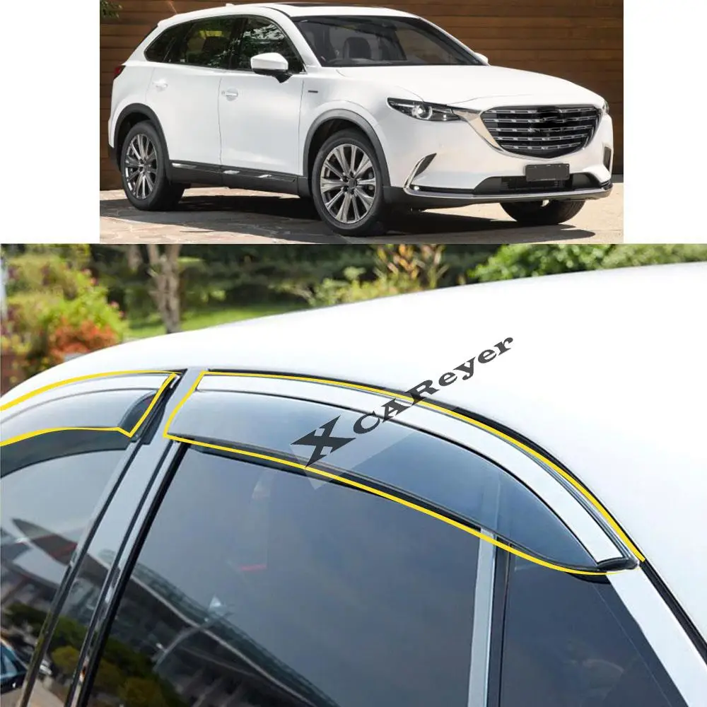 For MAZDA CX-9 CX9 2016 2017 2018 2019 2020 2021 Car Body Styling Sticker Plastic Window Glass Wind Visor Rain/Sun Guard Vent
For MAZDA CX-9 CX9 2016 2017 2018 2019 2020 2021 Car Body Styling Sticker Plastic Window Glass Wind Visor Rain/Sun Guard Vent