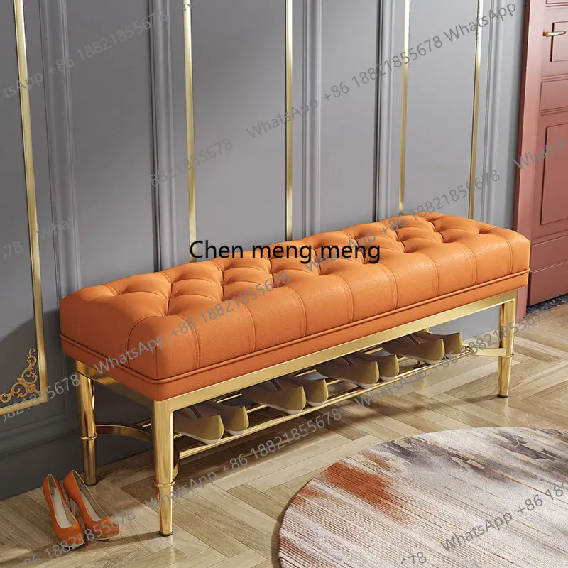 American light luxury shoe stool household sofa stool all leather modern simple shoe stool
American light luxury shoe stool household sofa stool all leather modern simple shoe stool