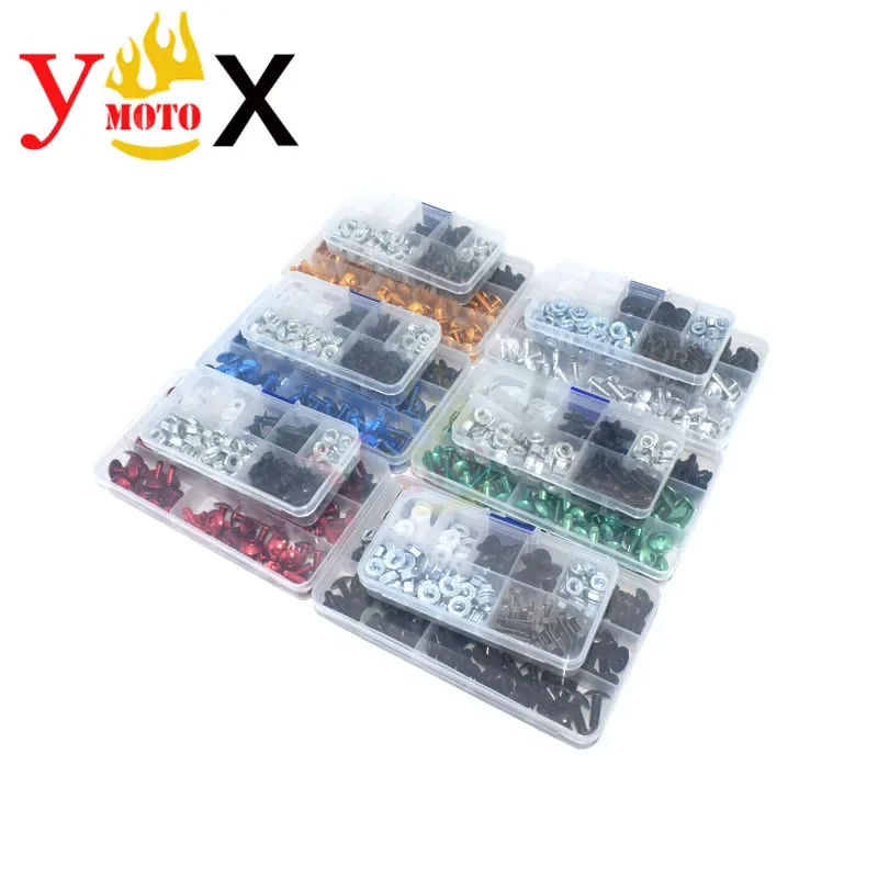 Set 233PCS Motorcycle M4 M5 M6 Fairing Bodywork Screws Bolt Fastener Clip Nut Kits For Honda CBR1100XX CBR400RR CBR954 CBR250R
Set 233PCS Motorcycle M4 M5 M6 Fairing Bodywork Screws Bolt Fastener Clip Nut Kits For Honda CBR1100XX CBR400RR CBR954 CBR250R