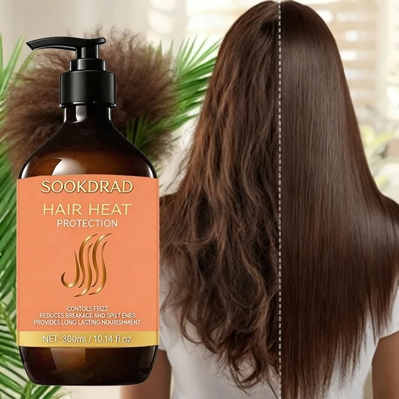 Hair Heat Protection, Reduces Split Ends, For Heat Styling, Long Lasting Nourish, 300ml
Hair Heat Protection, Reduces Split Ends, For Heat Styling, Long Lasting Nourish, 300ml