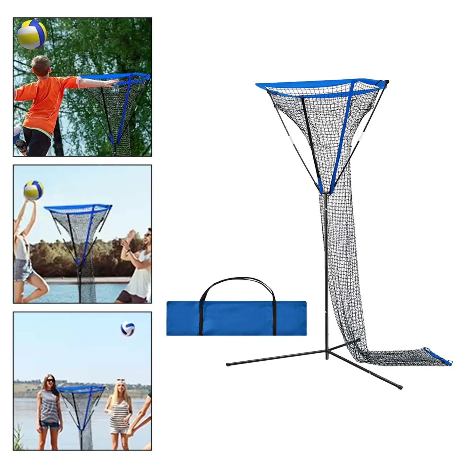 Volleyball Setter Trainer Net Beach Volleyball Training Equipment Improve Skills for Park Driving Range Yard
Volleyball Setter Trainer Net Beach Volleyball Training Equipment Improve Skills for Park Driving Range Yard