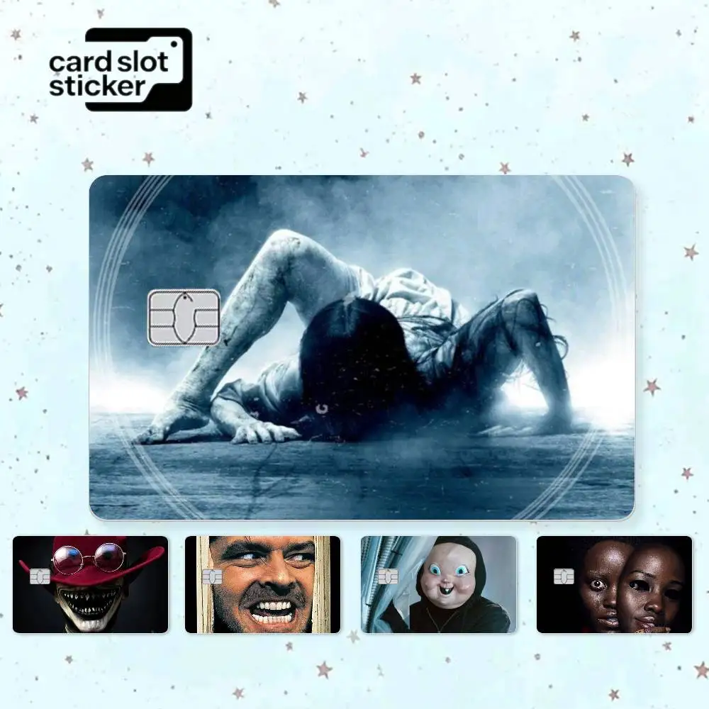 Horror Movies Peripheral Credit Card HD Stickers Small Chip Waterproof Sticker Game Card Decal Gift
Horror Movies Peripheral Credit Card HD Stickers Small Chip Waterproof Sticker Game Card Decal Gift