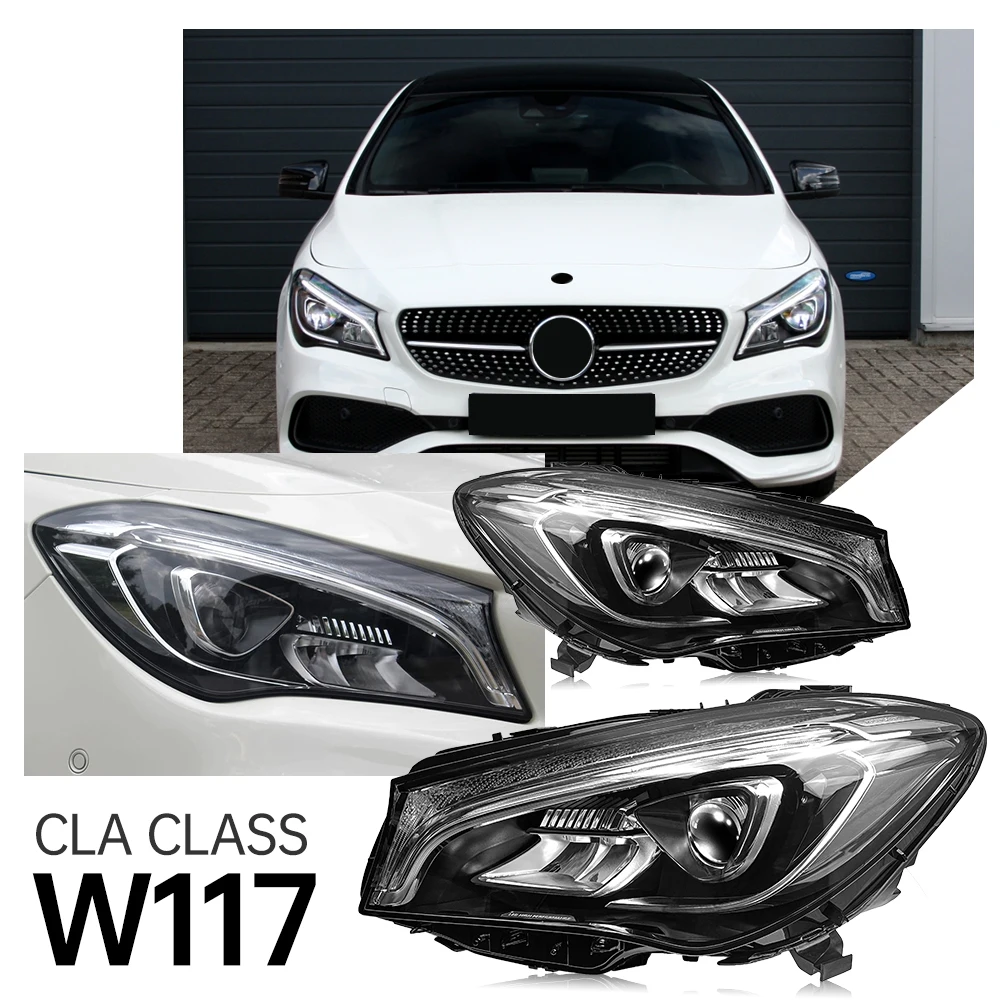 Car Light For Benz CLA W117 Headlight 2013-2019 Full LED Head Lamps Projector Lens Automotive Accessories 2PCS
Car Light For Benz CLA W117 Headlight 2013-2019 Full LED Head Lamps Projector Lens Automotive Accessories 2PCS