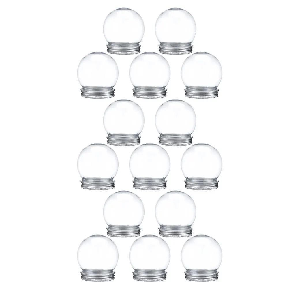 15pcs Plastic Snow Globes Kit 150Ml Clear Spherical Bottles For Diy Crafts Holiday Party Favors Winter Decor Activity
15pcs Plastic Snow Globes Kit 150Ml Clear Spherical Bottles For Diy Crafts Holiday Party Favors Winter Decor Activity