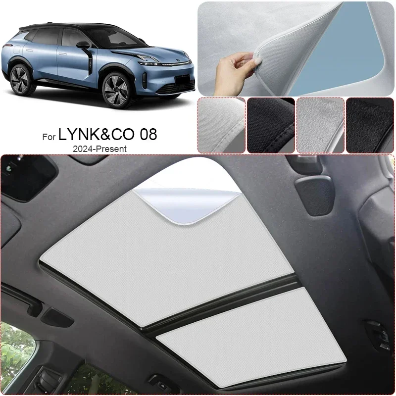 Car Suede Fabric Anti-uv Electrostatic Adsorption Sunroof Sunshade Auto Heat Insulation Skylight For LYNK&CO 08 2024-Present
Car Suede Fabric Anti-uv Electrostatic Adsorption Sunroof Sunshade Auto Heat Insulation Skylight For LYNK&CO 08 2024-Present