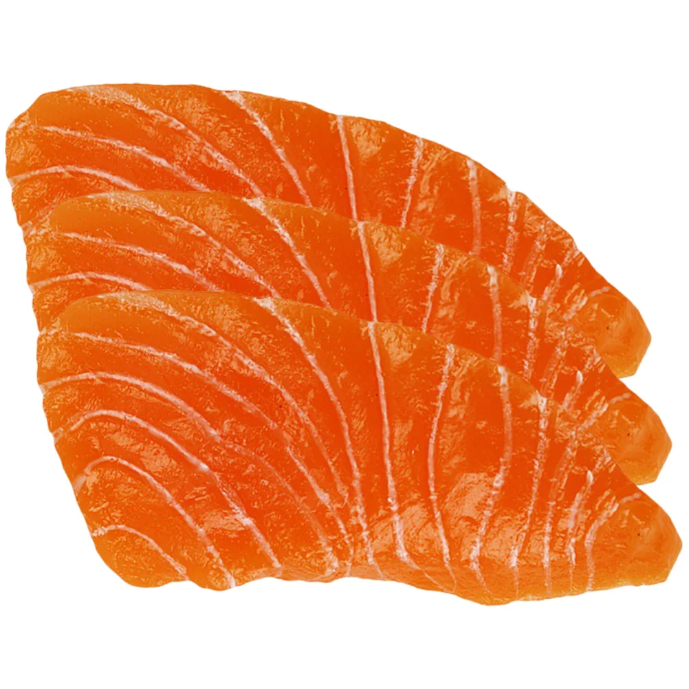 3 Pcs Simulated Salmon Slices Fake Food Models Lifelike Decorations for Home Supermarket Display Photography Props Safe
3 Pcs Simulated Salmon Slices Fake Food Models Lifelike Decorations for Home Supermarket Display Photography Props Safe