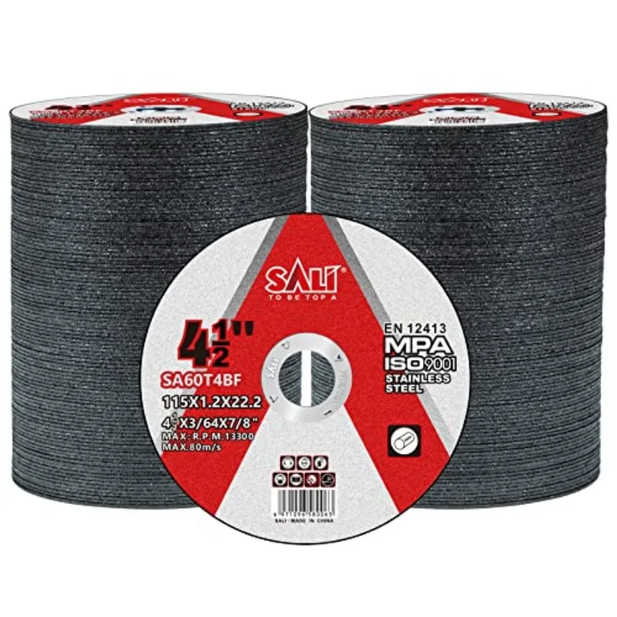 Pack Cut Off Wheel 4 1/2 Inch Cutting Wheels 4-1/2" x 3/64" x 7/8" Professional Cutting Stainless Steel Angle Grinder Cutting W
Pack Cut Off Wheel 4 1/2 Inch Cutting Wheels 4-1/2" x 3/64" x 7/8" Professional Cutting Stainless Steel Angle Grinder Cutting W