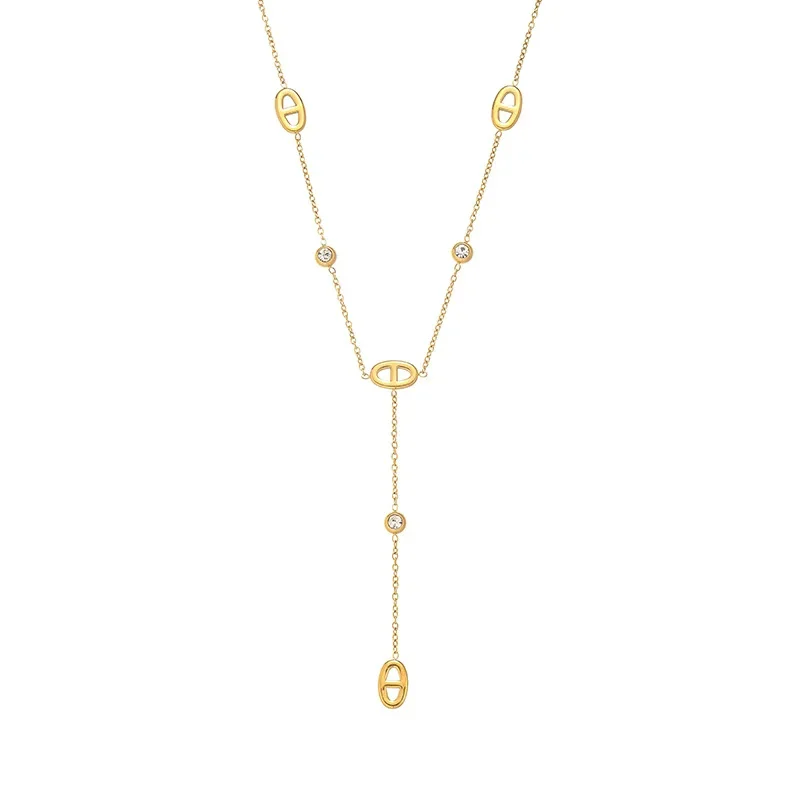 New South Korea Exquisite Titanium Steel Love Geometric Pendant Necklace Temperament Fashion All-match Necklace Women's Jewelry
New South Korea Exquisite Titanium Steel Love Geometric Pendant Necklace Temperament Fashion All-match Necklace Women's Jewelry