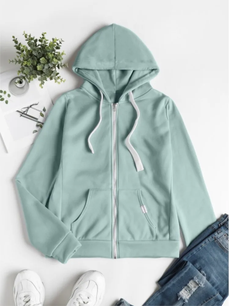 New Women's Sportswear Cardigan With Zipper Hooded Sweatshirt Autumn Fashion Solid Casual Holiday Coat Jacket Womens Clothing
New Women's Sportswear Cardigan With Zipper Hooded Sweatshirt Autumn Fashion Solid Casual Holiday Coat Jacket Womens Clothing