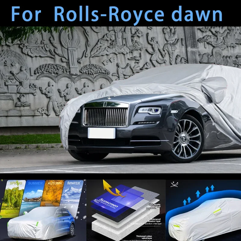 For Royce dawn Car protective cover,sun protection,rain protection, UV protection,dust prevention auto paint protective
For Royce dawn Car protective cover,sun protection,rain protection, UV protection,dust prevention auto paint protective
