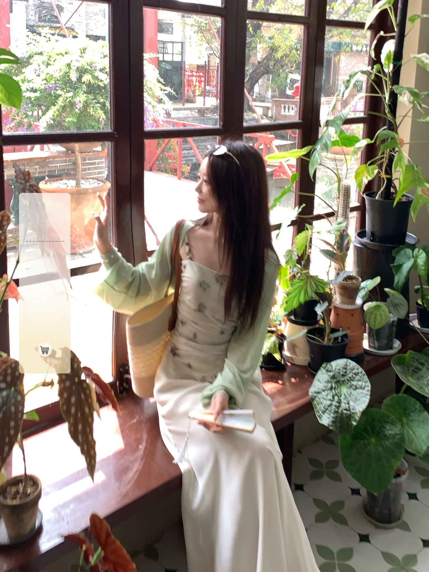 New Chinese Style Set Women's Cold Tone Miniature Spring Summer Bamboo Shadow Light Sleeve Long Cardigan And Tube Top
New Chinese Style Set Women's Cold Tone Miniature Spring Summer Bamboo Shadow Light Sleeve Long Cardigan And Tube Top