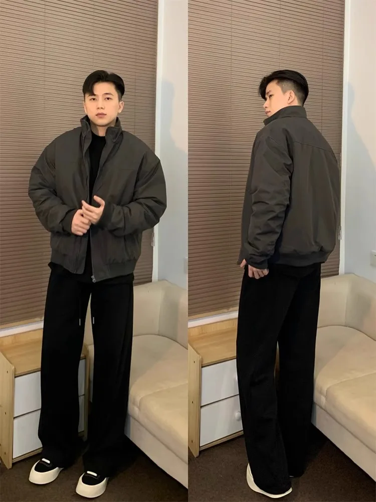 Мужское осенне-зимнее бейсбольное пальто с хлопковым наполнителем American Sle с воротником-стойкой и воротником-стойкой
Мужское осенне-зимнее бейсбольное пальто с хлопковым наполнителем American Sle с воротником-стойкой и воротником-стойкой