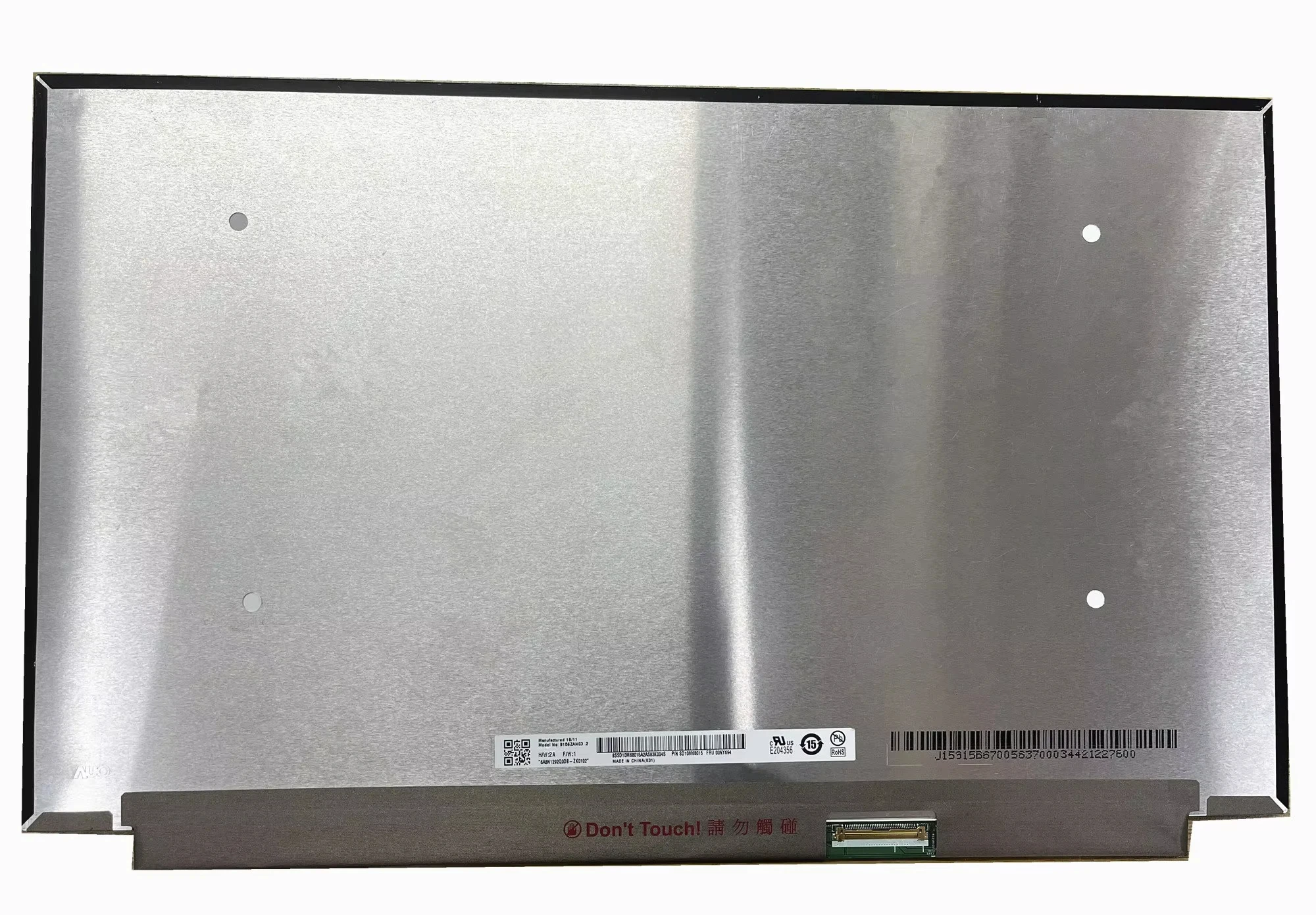 B156ZAN03.2 B156ZAN03.3 B156ZAN03.0 15,6-дюймовый ЖК-экран для ноутбука 4K 3840*2160 UHD IPS EDP 40 контактов
B156ZAN03.2 B156ZAN03.3 B156ZAN03.0 15,6-дюймовый ЖК-экран для ноутбука 4K 3840*2160 UHD IPS EDP 40 контактов