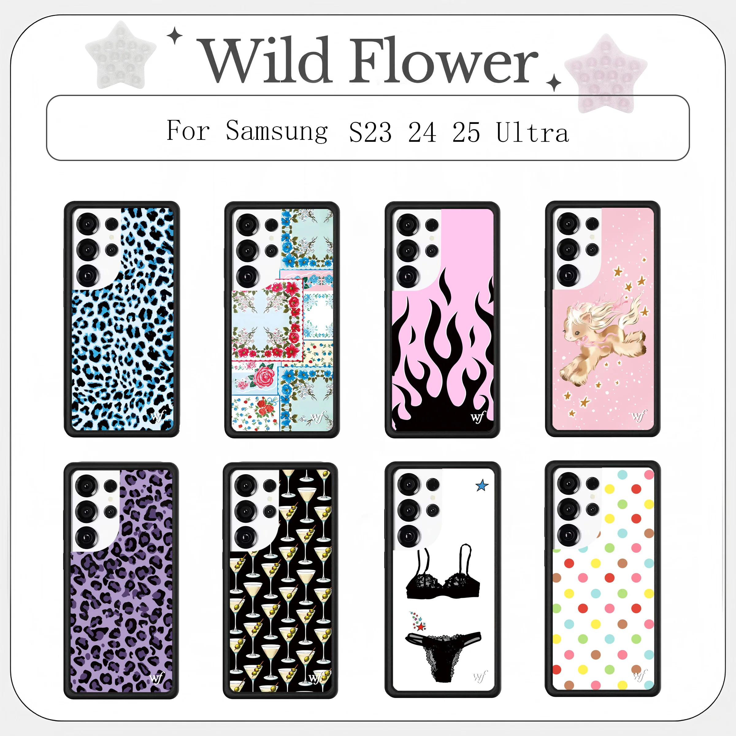 Kawaii Wildflower Leopard Print Flame Phone Case For Samsung Galaxy S23 S24 S25 Ultra INS Cute Shockproof Protective Cover
Kawaii Wildflower Leopard Print Flame Phone Case For Samsung Galaxy S23 S24 S25 Ultra INS Cute Shockproof Protective Cover