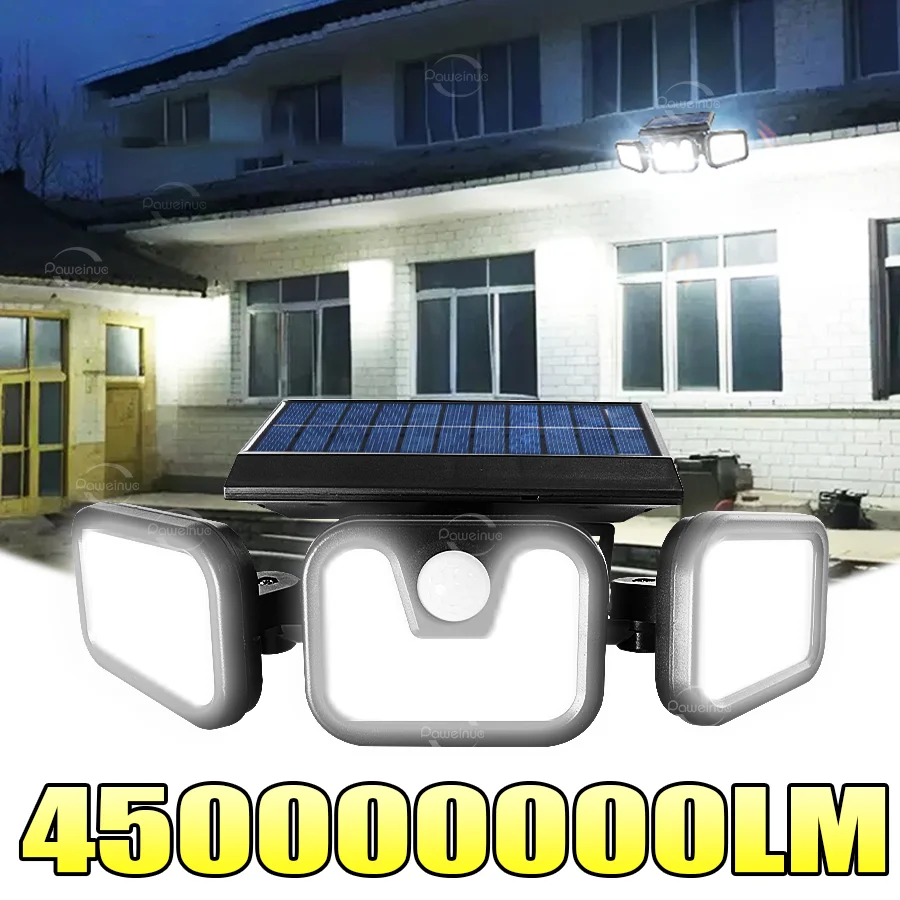 Солнечные фонари, уличный датчик движения, индукционная регулируемая головка, 3 - head Внешние солнечные лампы, ipx65 водонепроницаемый супер яркий настенный светильник, на солнечной энергии, фонарь для сада и двора
Солнечные фонари, уличный датчик движения, индукционная регулируемая головка, 3 - head Внешние солнечные лампы, ipx65 водонепроницаемый супер яркий настенный светильник, на солнечной энергии, фонарь для сада и двора