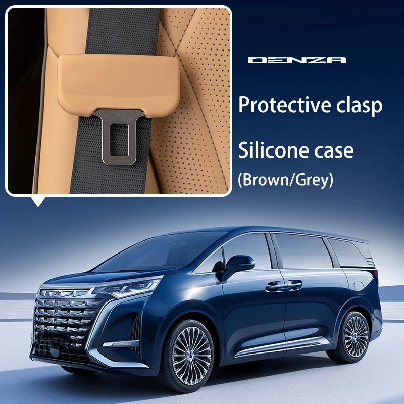 silicone seat belt DENZA D9 protector with fixed clamp head,anti-collision and anti-abnormal noise, modification accessories
silicone seat belt DENZA D9 protector with fixed clamp head,anti-collision and anti-abnormal noise, modification accessories