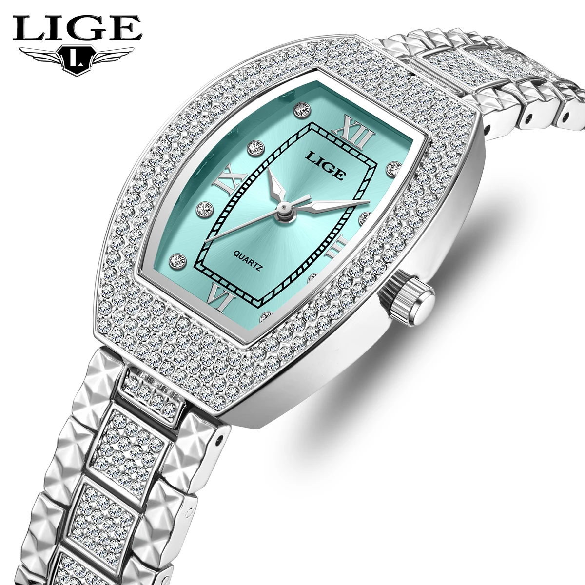 LIGE Women's Watch Original Luxury Diamond Elegant clock Fashion Ladies Stainless steel Waterproof Clock vintage Watch for Women
LIGE Women's Watch Original Luxury Diamond Elegant clock Fashion Ladies Stainless steel Waterproof Clock vintage Watch for Women