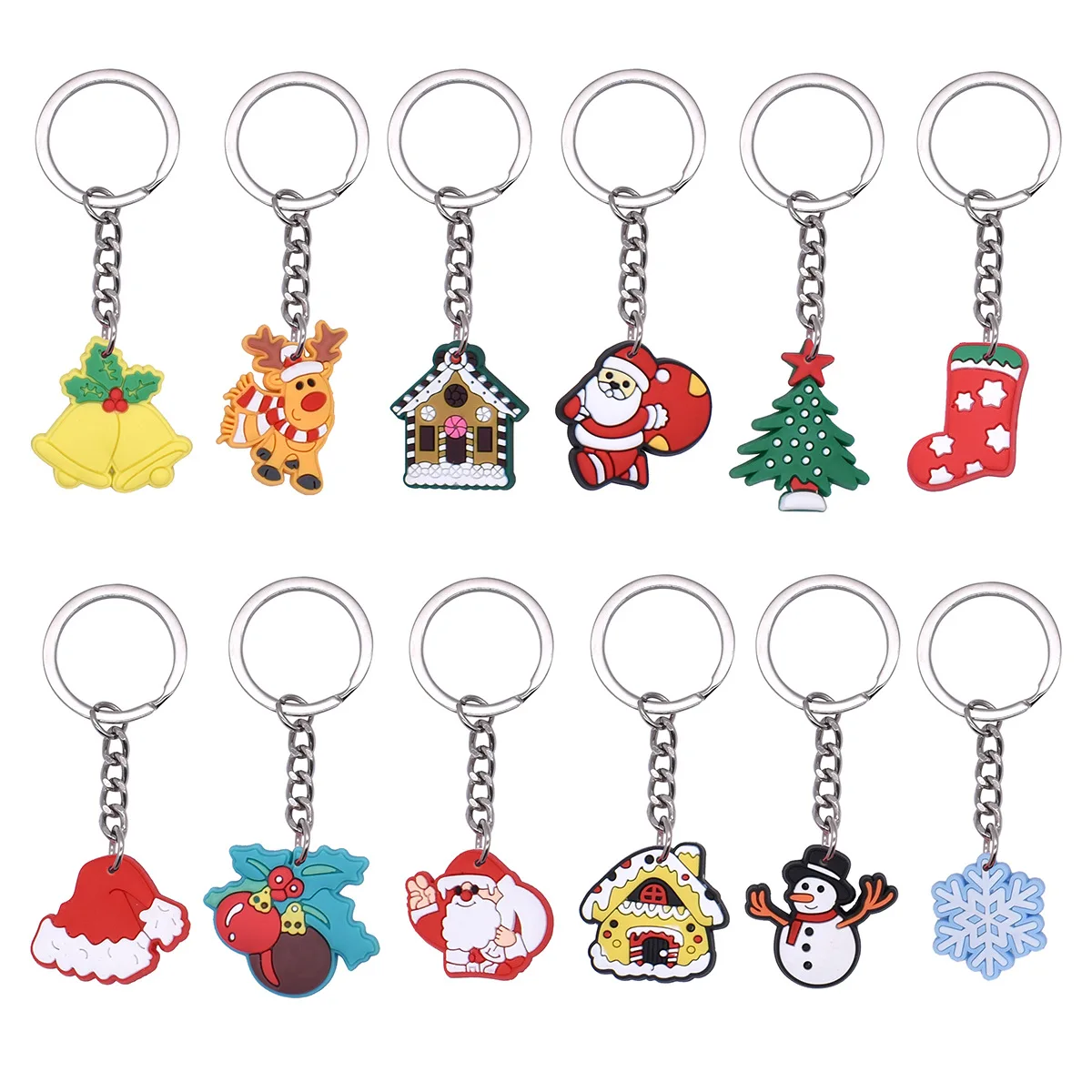 12Pcs/Set Christmas Gifts Keychain Wallet Bag Ornament Santa Claus Christmas Tree Pendant Keyring Mini Cute Classroom Prizes
12Pcs/Set Christmas Gifts Keychain Wallet Bag Ornament Santa Claus Christmas Tree Pendant Keyring Mini Cute Classroom Prizes