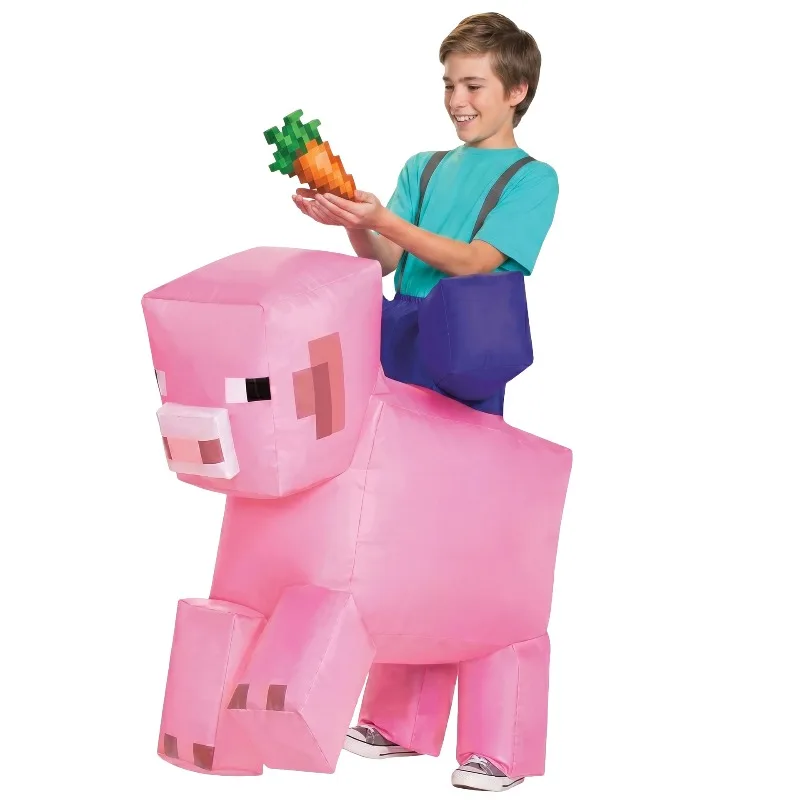 Inflatable Suit Little Pig Costume Pink Jumpsuit Animals Clothes School Stage Performance Outfits for Women Men
Inflatable Suit Little Pig Costume Pink Jumpsuit Animals Clothes School Stage Performance Outfits for Women Men